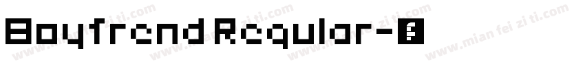 Boyfrend Regular字体转换